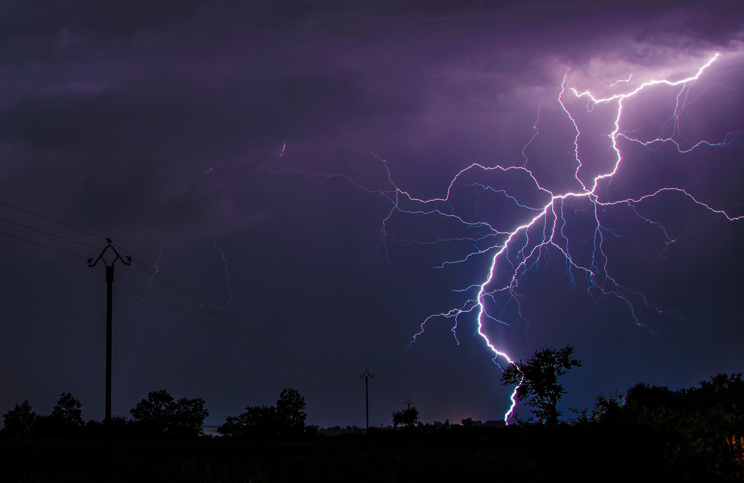 Lightning strike