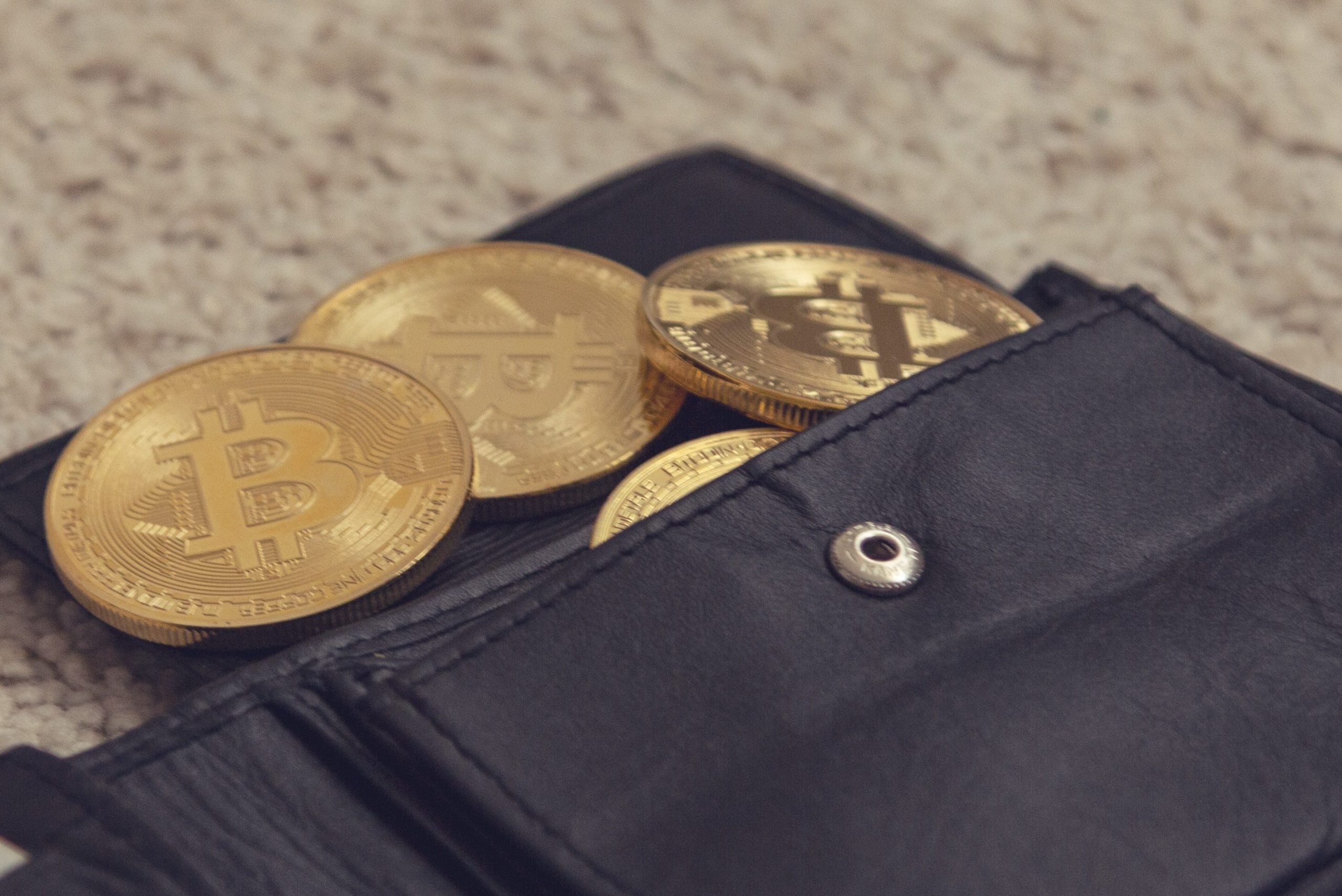 Bitcoin in a wallet