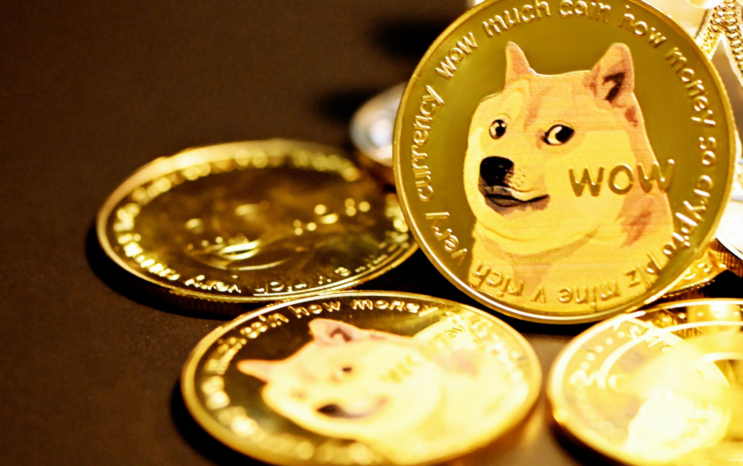 A pile of Dogecoin